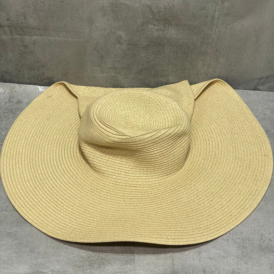 INC INTERNATIONAL CONCEPTS Tan Oversize-Bow Floppy Hat OS