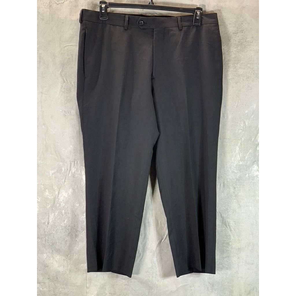 PRONTO UOMO PLATINUM Men's Black Wool Suit Pants SZ 34