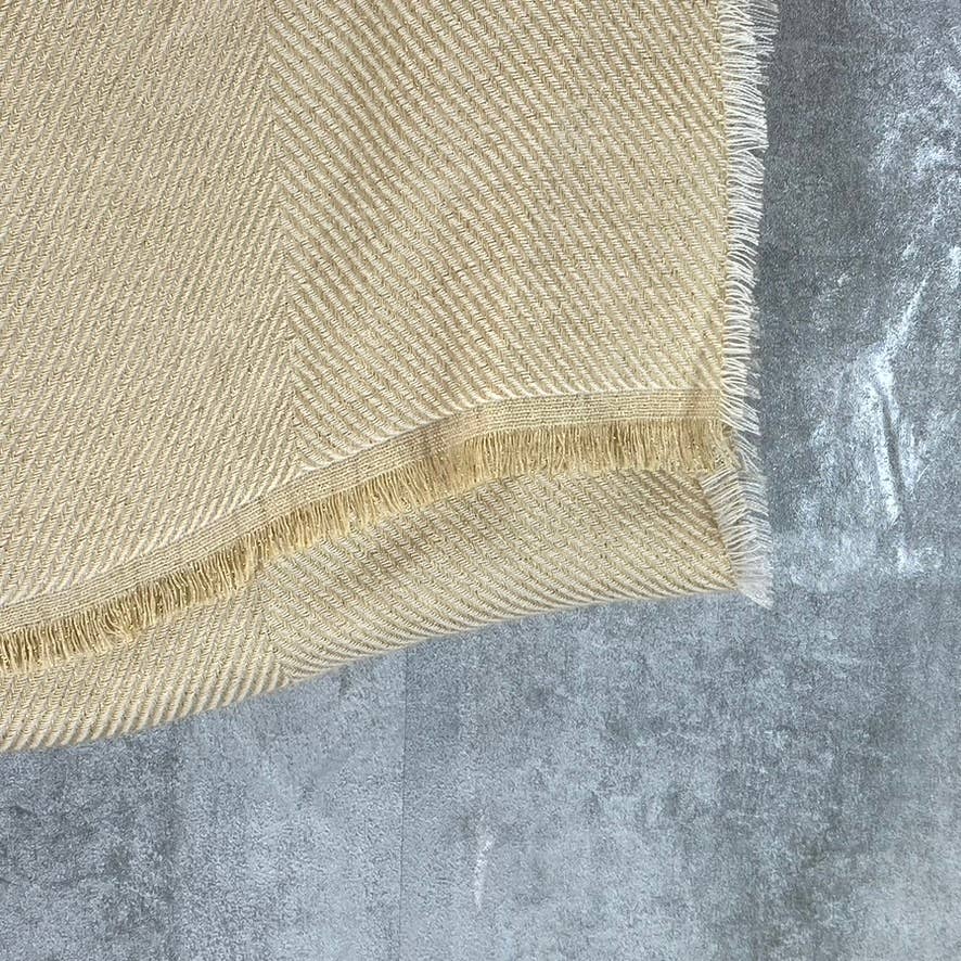 INC INTERNATIONAL CONCEPTS Women's Sand Two-Tone Shine Scarf SZ OS