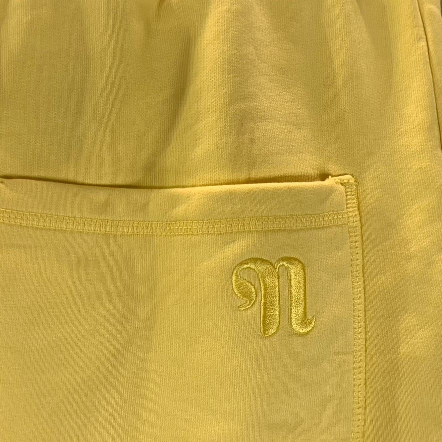 NANUSHKA Men's Yellow Drawstring Pull-On Sweat Shorts SZ S