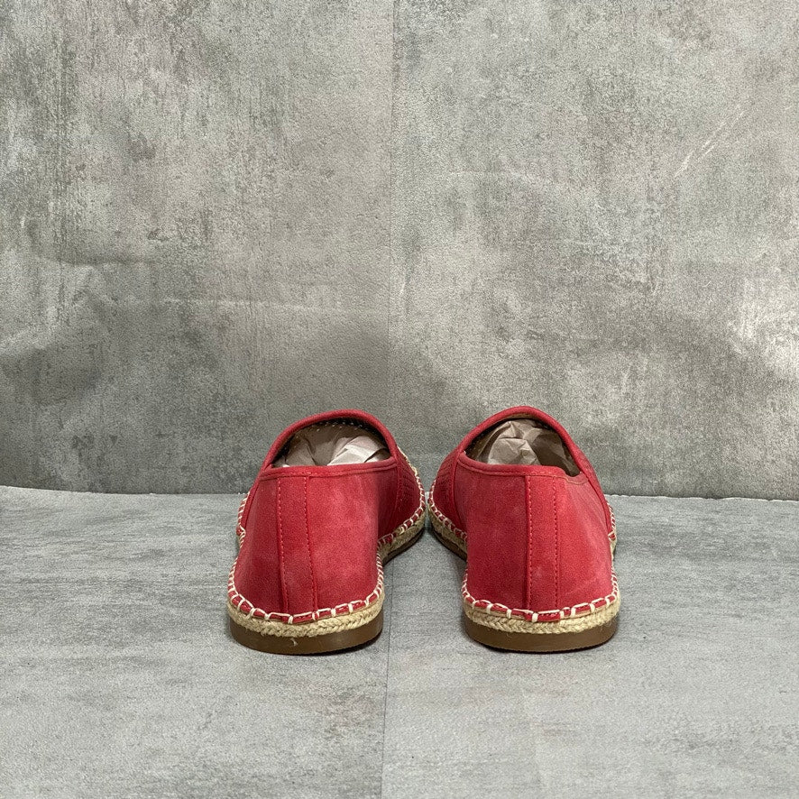 JOURNEE COLLECTION Red Rosela Espardille Flats SZ 8.5