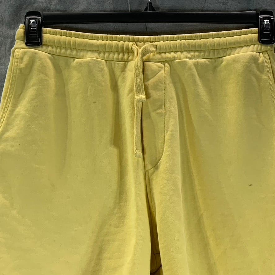 NANUSHKA Men's Yellow Drawstring Pull-On Sweat Shorts SZ S