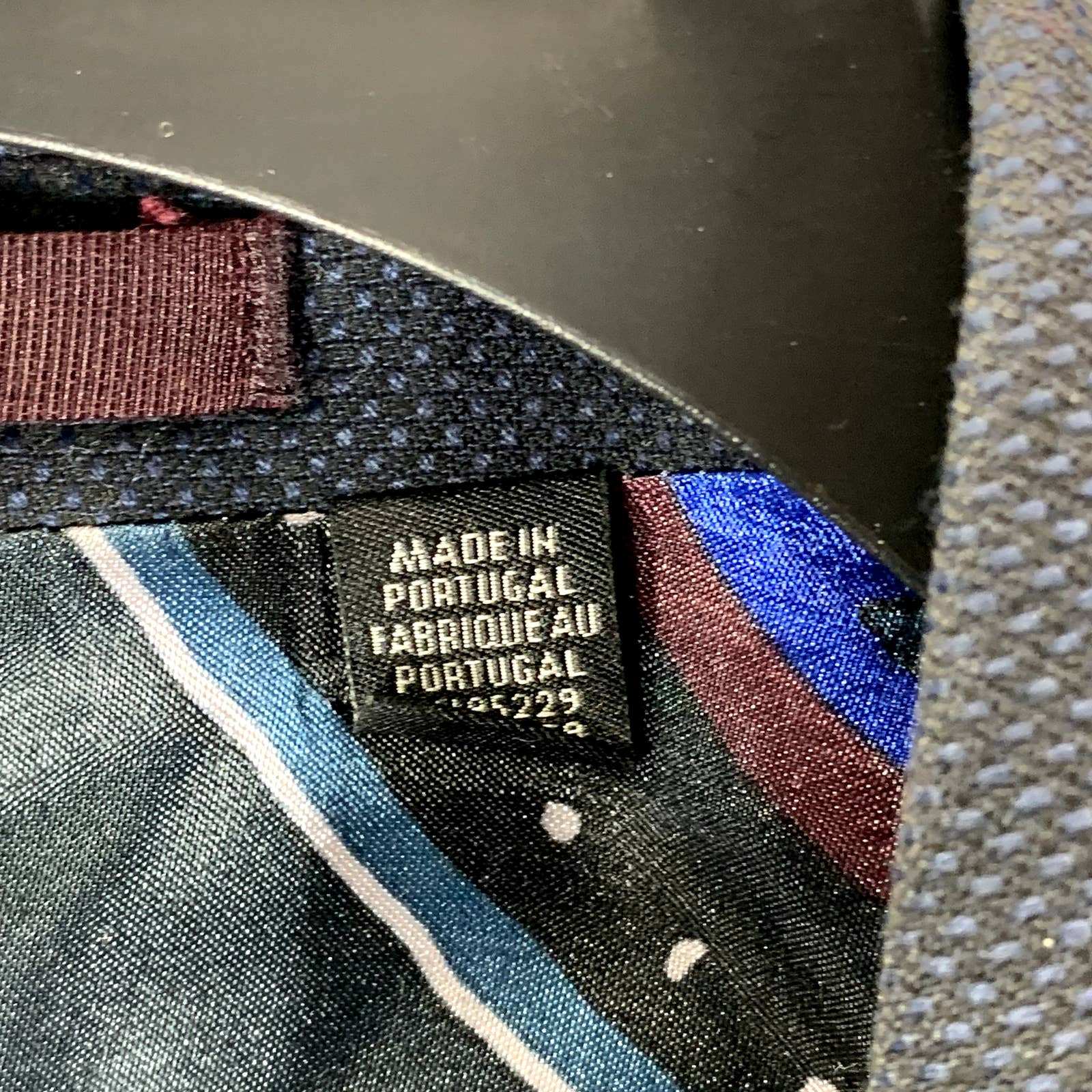 TED BAKER Men's Navy Hemsby Slim-Fit Textured Two-Button Suit Jacket SZ 3(US38)