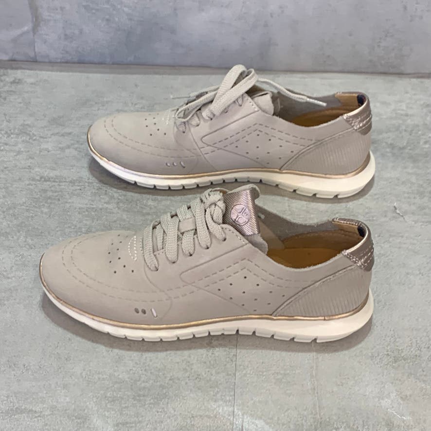 HUSH PUPPIES Medium Moyen Tricia Perf Leather Lace-Up Oxfords SZ 5.5