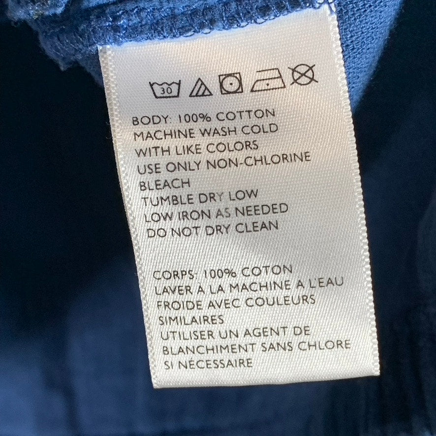 URBAN OUTFITTERS Men's Blue Corduroy Zip-Up Flap Pocket Shirt Jackets SZ S