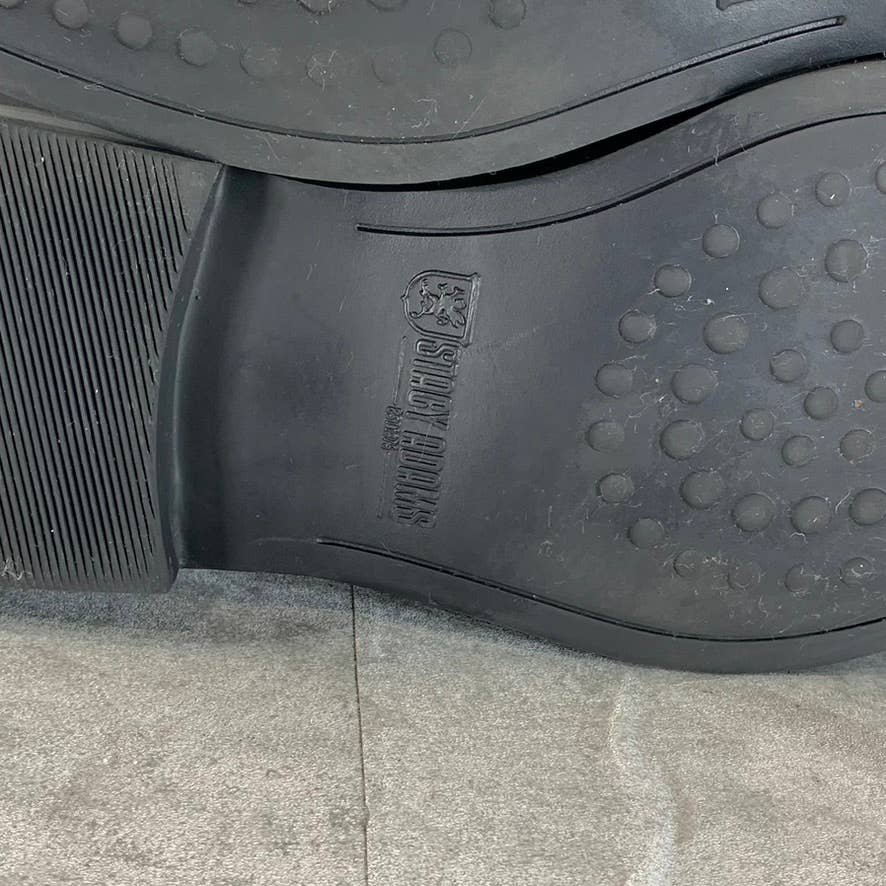 STACY ADAMS Men's Wide Width Black Garrison Wing-Tip Lace-Up Oxford SZ 10.5W