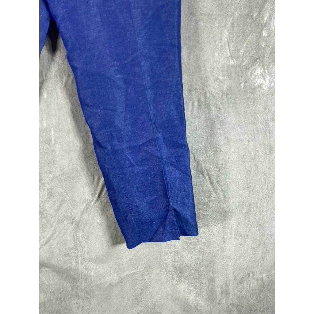 BANANA REPUBLIC Women's Petite Royal Blue Avery Straight Pant SZ 8P