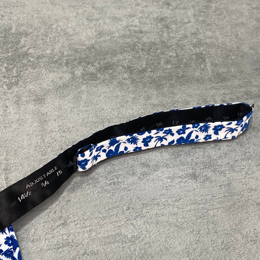 CUFFLINKS INC. Men's White Tropical Adjustable Bow Tie OS