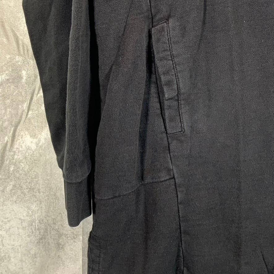 ZARA MAN Men's Black Crewneck Oversized Pullover Sweater SZ M