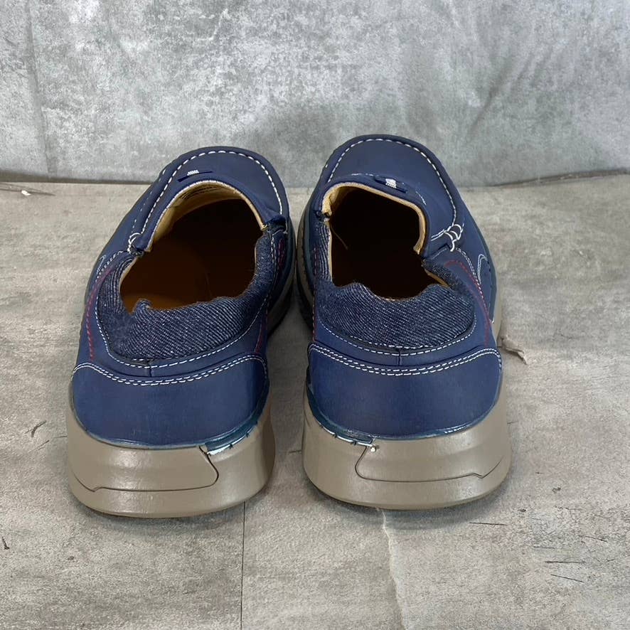 XRAY FOOTWEAR Men's Navy Faux-Leather Duane Slip-On Loafers SZ 8.5