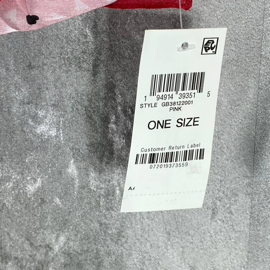 GIANI BERNINI Women's Red/Pink XO Printed Wrap Scarf SZ OS