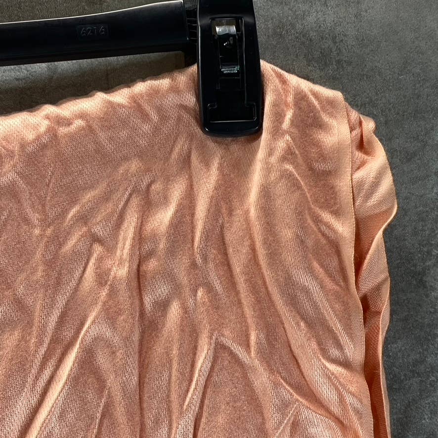 INC INTERNATIONAL CONCEPTS Women's Peach Gemstone Embellished Trim Wrap SZ OS