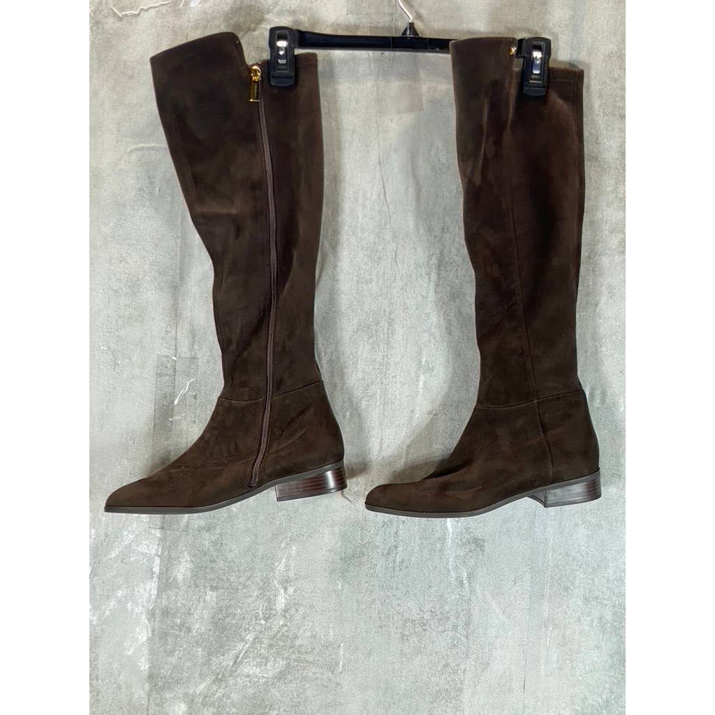 MICHAEL MICHAEL KORS Women's Brown Bromley Stretch Over-The-Knee Boots SZ 8