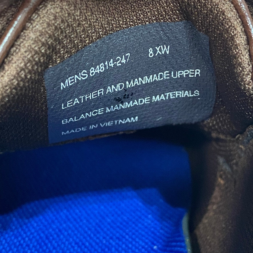 NUNN BUSH Brown Tumble Cam-Strap Moc-Toe Lightweight Loafers SZ 8XW