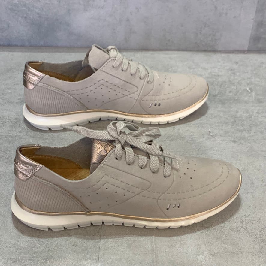 HUSH PUPPIES Medium Moyen Tricia Perf Leather Lace-Up Oxfords SZ 5.5