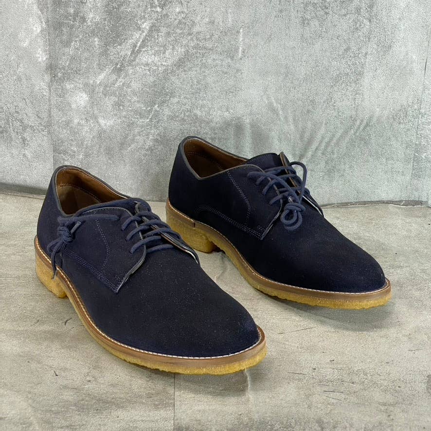 RESERVED FOOTWEAR NEW YORK Men's Navy Octavious Lace-Up Oxford Shoes SZ 8.5
