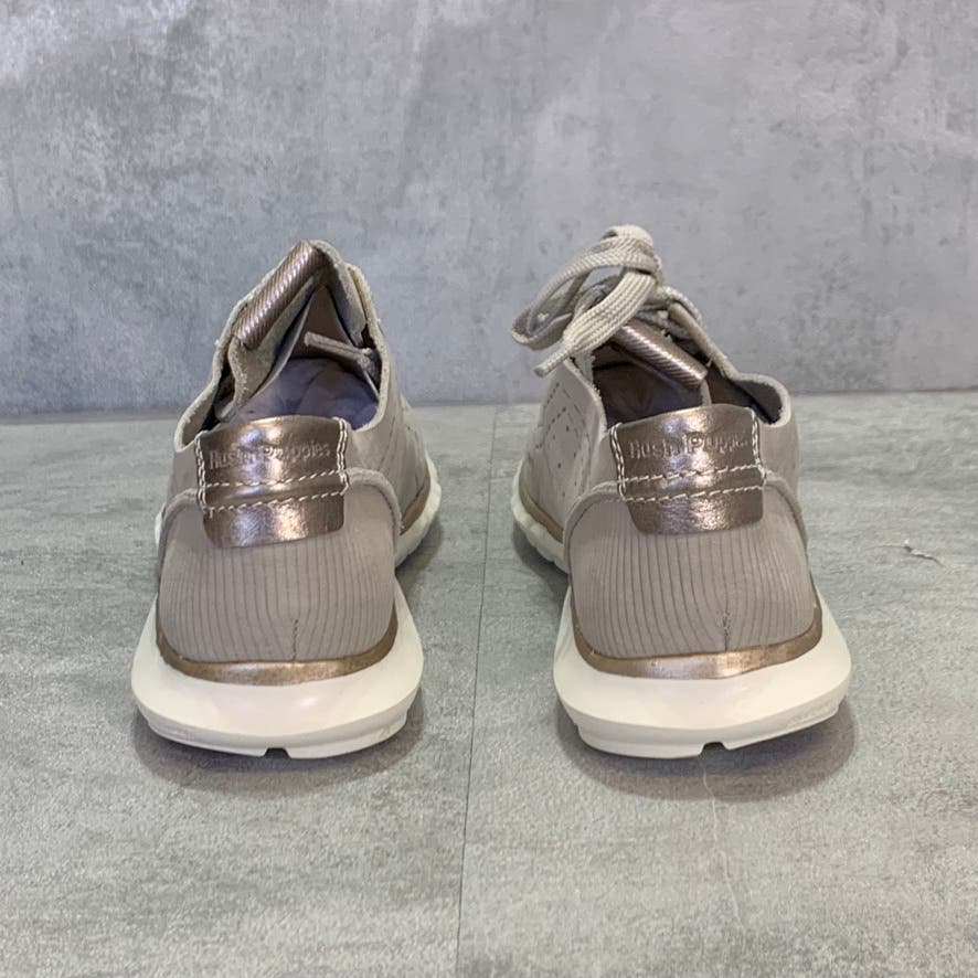 HUSH PUPPIES Medium Moyen Tricia Perf Leather Lace-Up Oxfords SZ 5.5