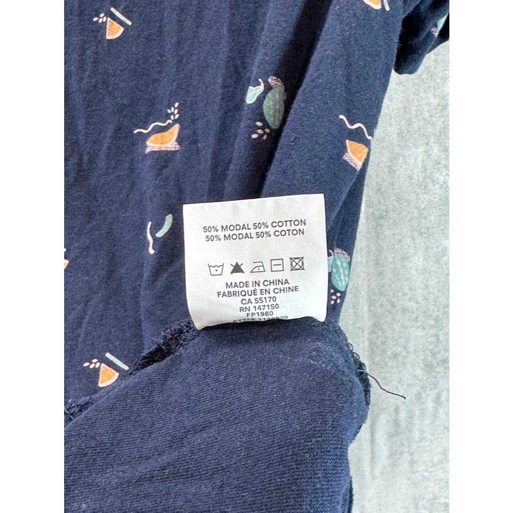 FRANK + OAK Men's Navy Watermelon Crewneck Short Sleeve T-Shirt SZ XL