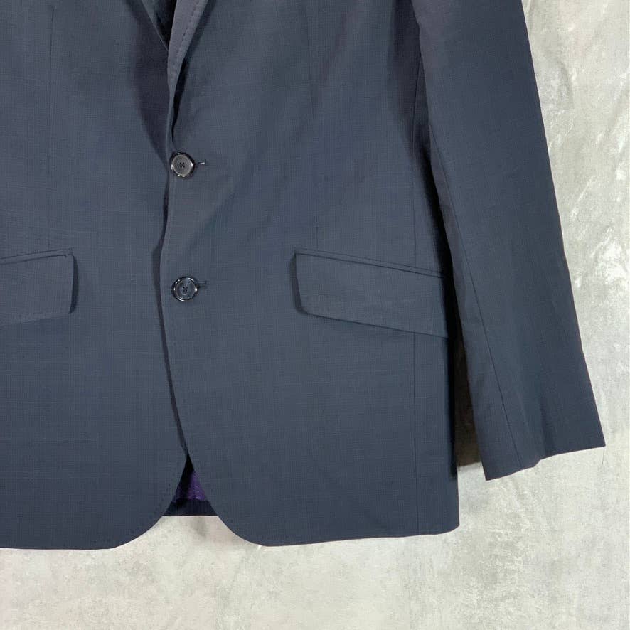 TED BAKER LONDON Men's Navy Endurance Regular-Fit Wool Two-Button Jacket SZ 40R