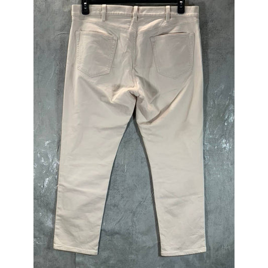 BANANA REPUBLIC Men's New Off White The Traveler Skinny Pants SZ 38X32