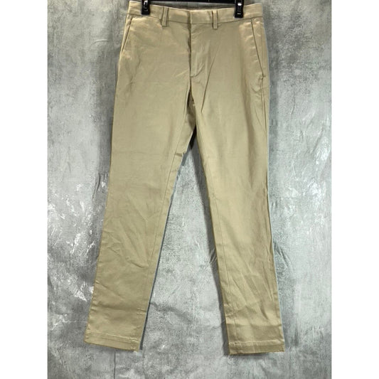 BANANA REPUBLIC Men's Tan Fulton Skinny-Fit Chino Pants SZ 30X32