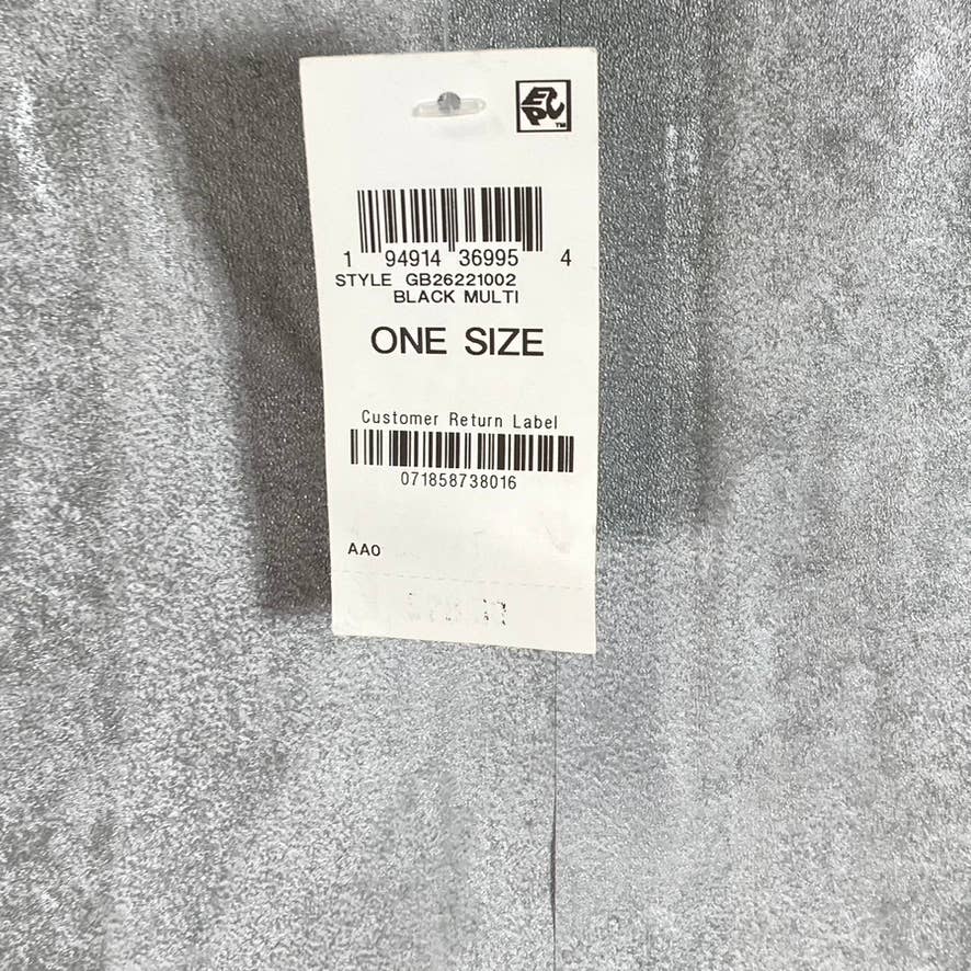 GIANI BERNINI Women's Brown Floral-Print Square Loop Scarf SZ OS