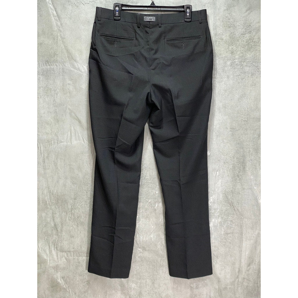 MICHAEL BRANDON Black Slim-Fit Dress Pants SZ 34X32