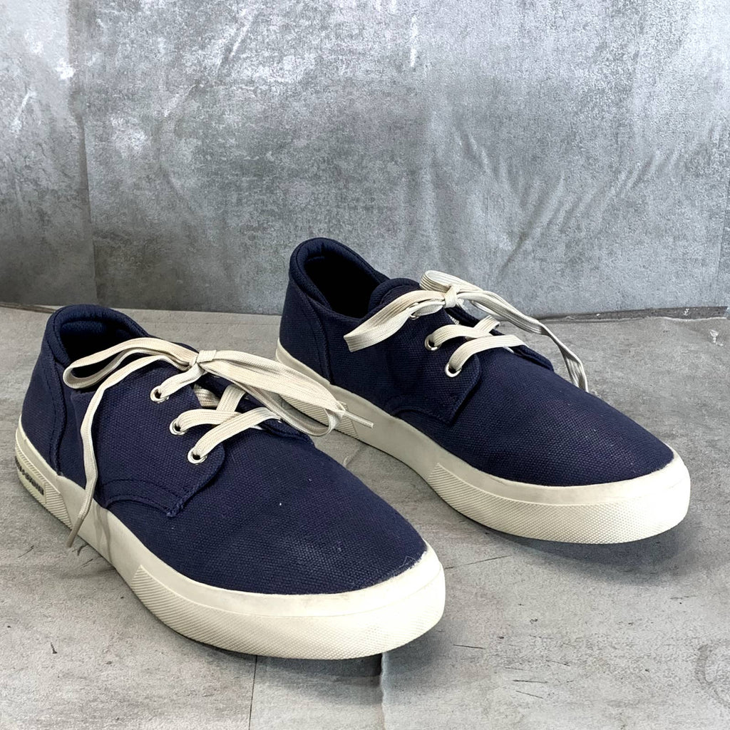 SUN+STONE Men's Navy Kiva Lace-Up Core Sneakers SZ 9.5