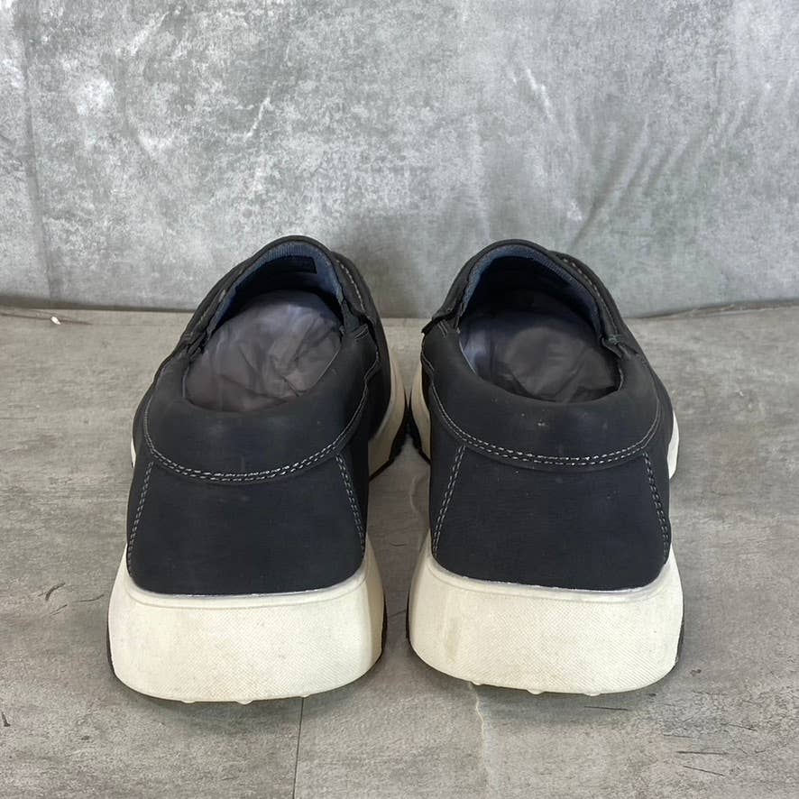 XRAY FOOTWEAR Men's Black Faux-Leather Berlin Slip-On Loafers SZ 12