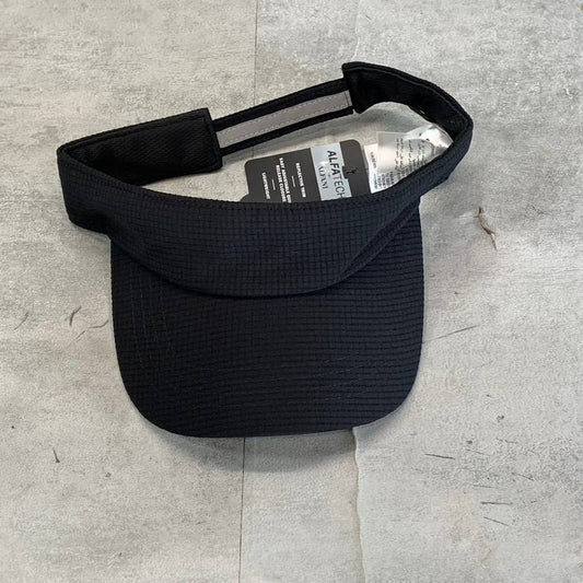 ALFANI Men's Alfa-Tech Black Reflective Adjustable Lightweight Sun Visor SZ OS