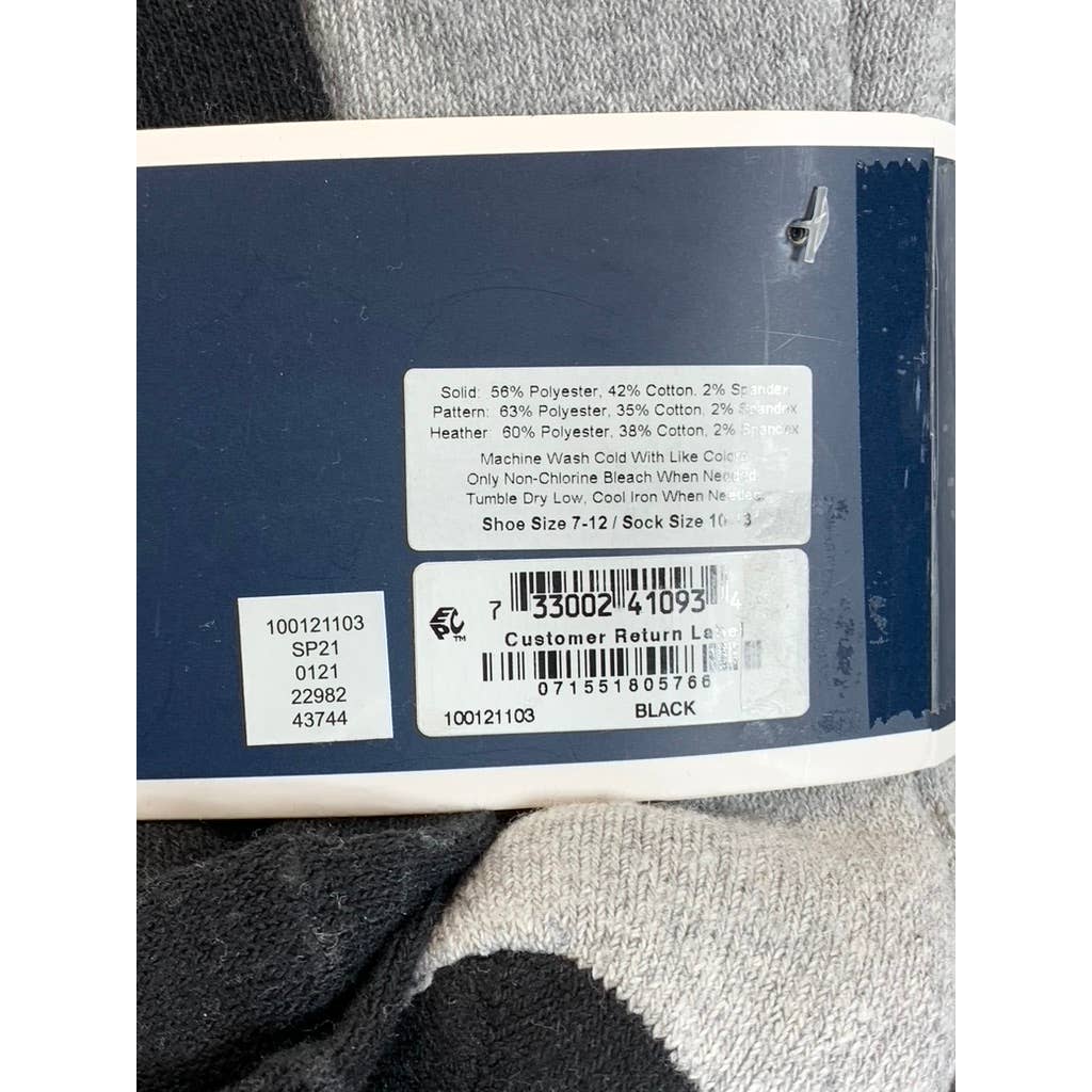 CLUB ROOM Men's Multi Striped 8-Pack Crew Socks SZ 10-13