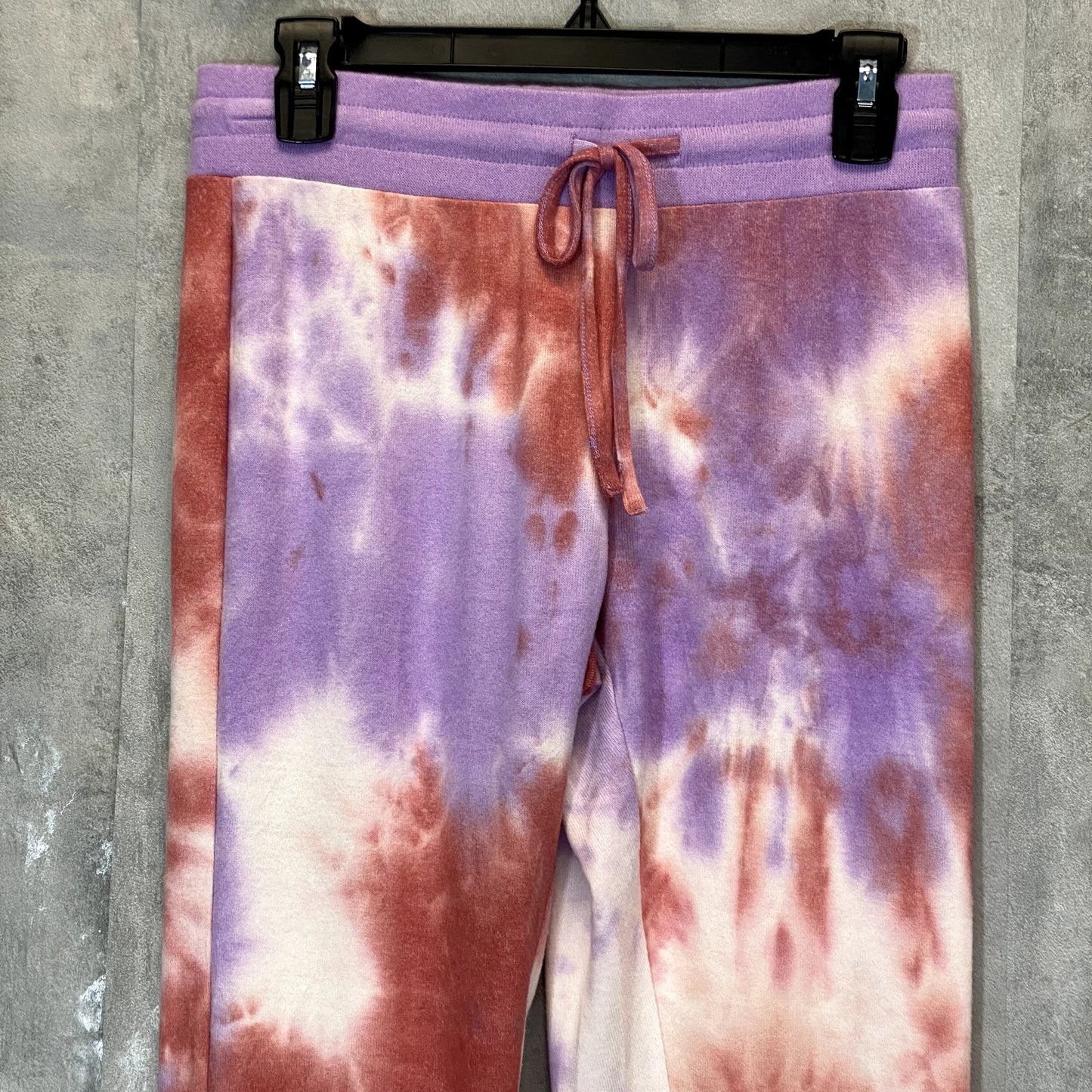 FREE PRESS Women's Purple Sheer Tie-Dye Elastic Drawstring Waistband Jogger Pants SZ XS