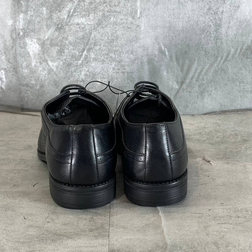 XRAY Men's Black Faux Leather Fellini Cap Toe Lace-Up Oxford Shoes SZ 9.5