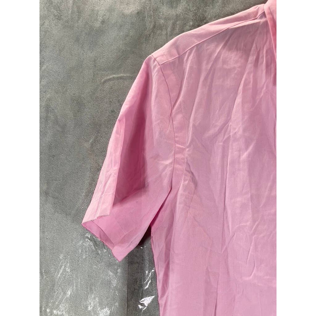 RALPH LAUREN Men's Caramel Pink Classic-Fit Button-Up Oxford Shirt SZ S