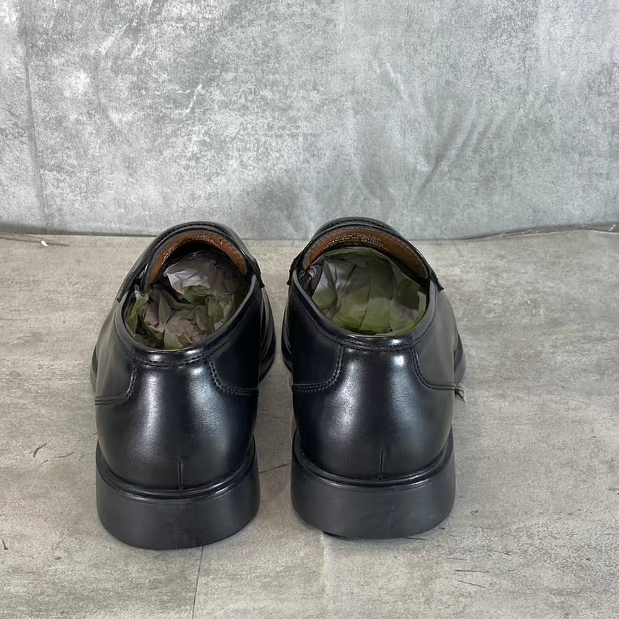 VANCE CO. Men's Wide Width Black Keith Slip-On Penny Loafers SZ 8W