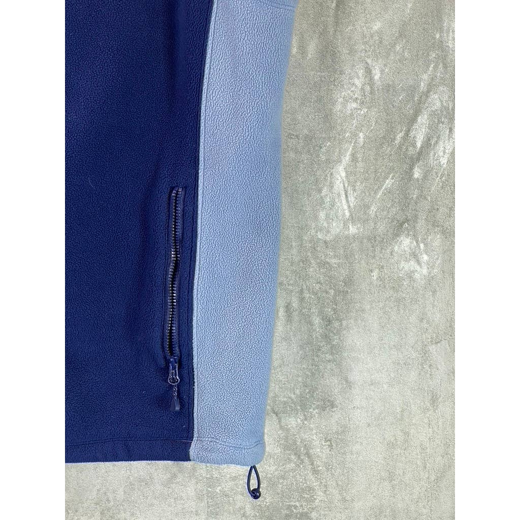 VINEYARD VINES Men's Blue Fleece Shep Full-Zip Vest SZ M
