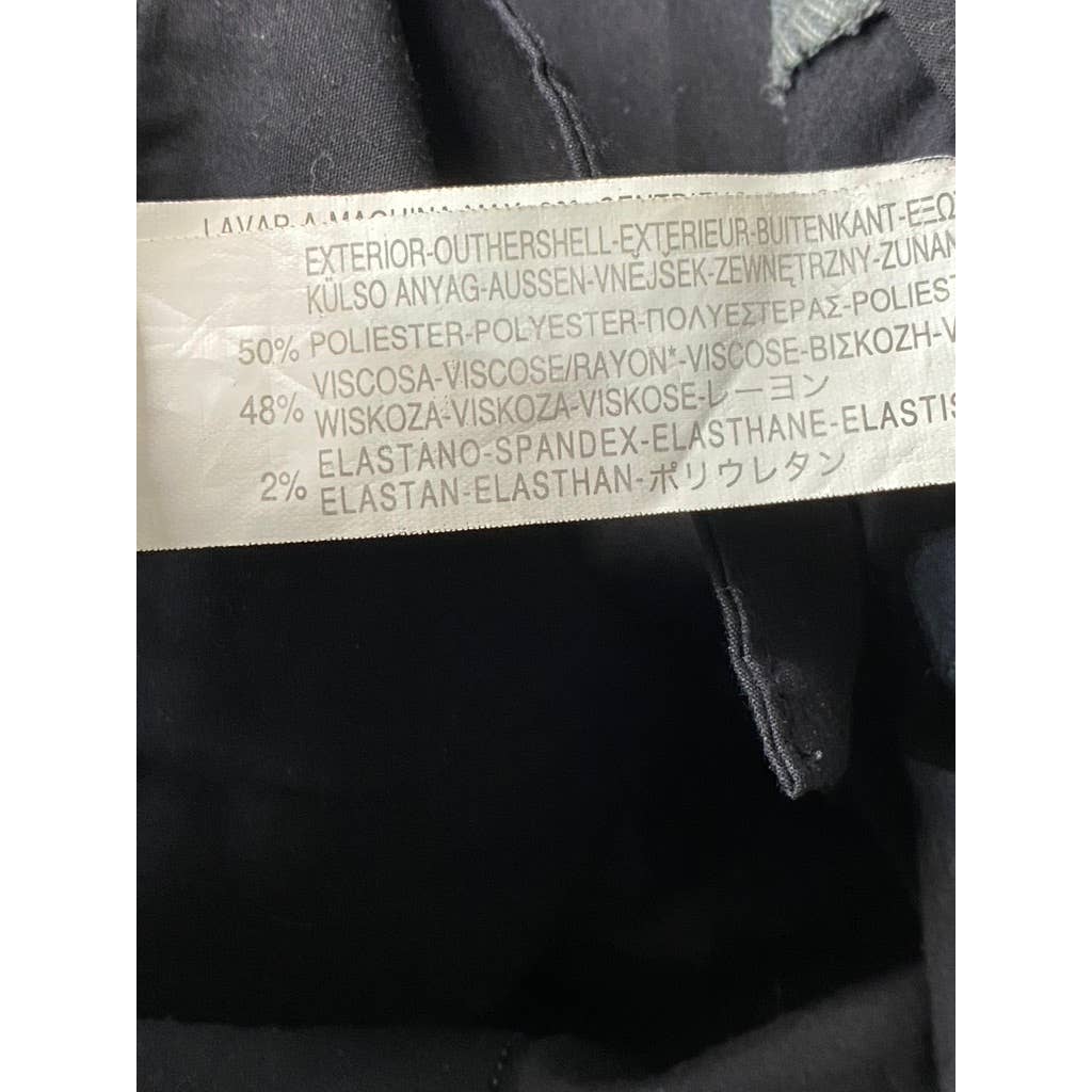 ZARA MAN Men's Heathered Gray Flat-Front Dress Pants SZ 32