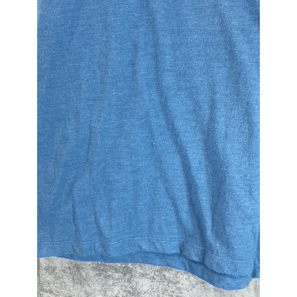 GOODFELLOW & CO Men's Blue Crewneck Short-Sleeve Lyndale T-Shirt SZ M