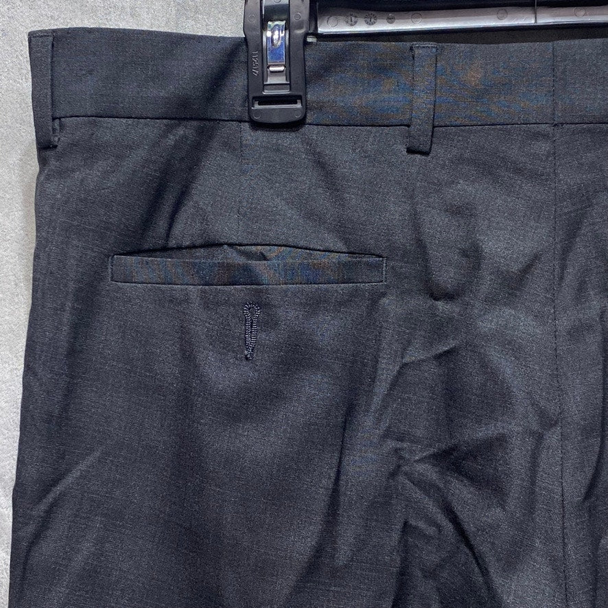 REACTION KENNETH COLE Gray Mini Check Pants SZ 35X32