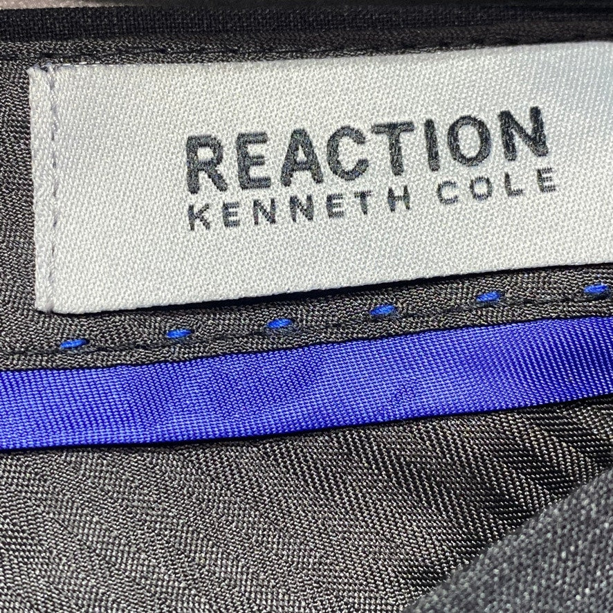 REACTION KENNETH COLE Gray Mini Check Pants SZ 35X32