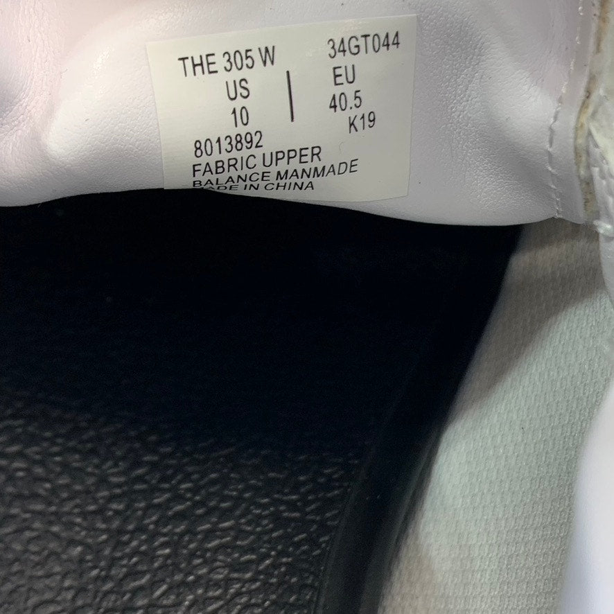 GOATS Women's White Canvas The 305 2-Strap Slip-On Platform Sneakers SZ 10