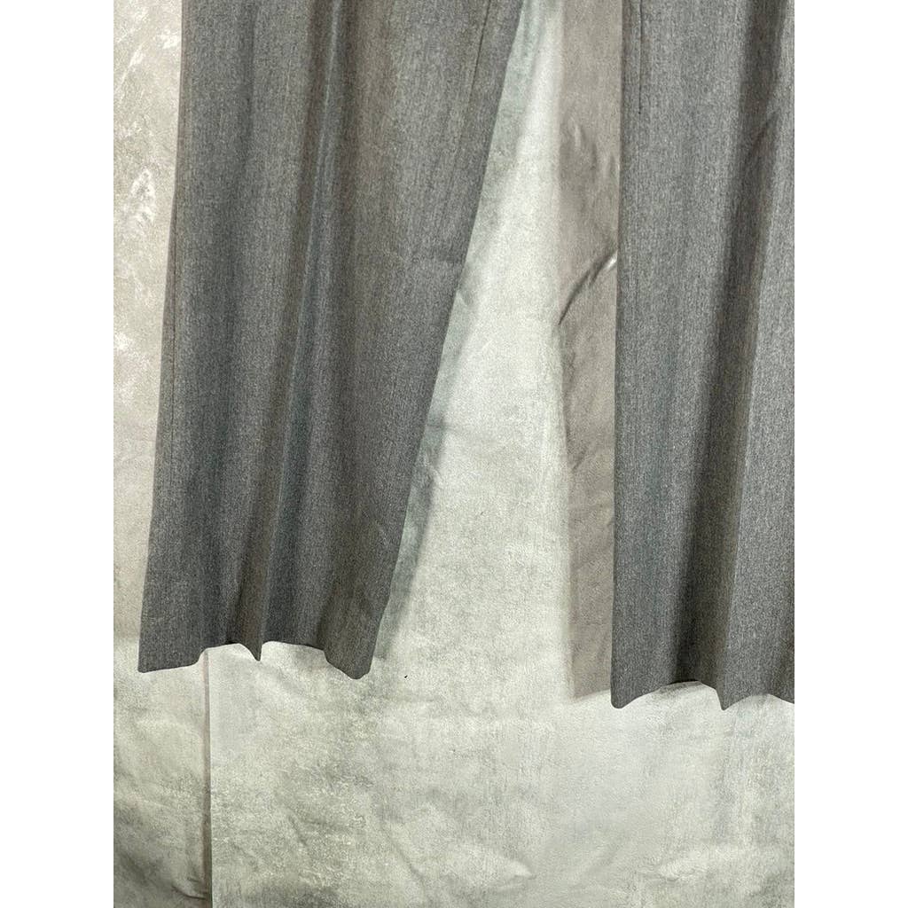 ZARA MAN Men's Heathered Gray Flat-Front Dress Pants SZ 32