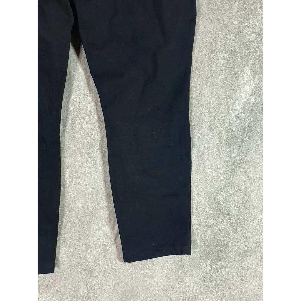 SPANX Women's Black Solid Jean-ish Pull-On Ankle Leggings SZ XL