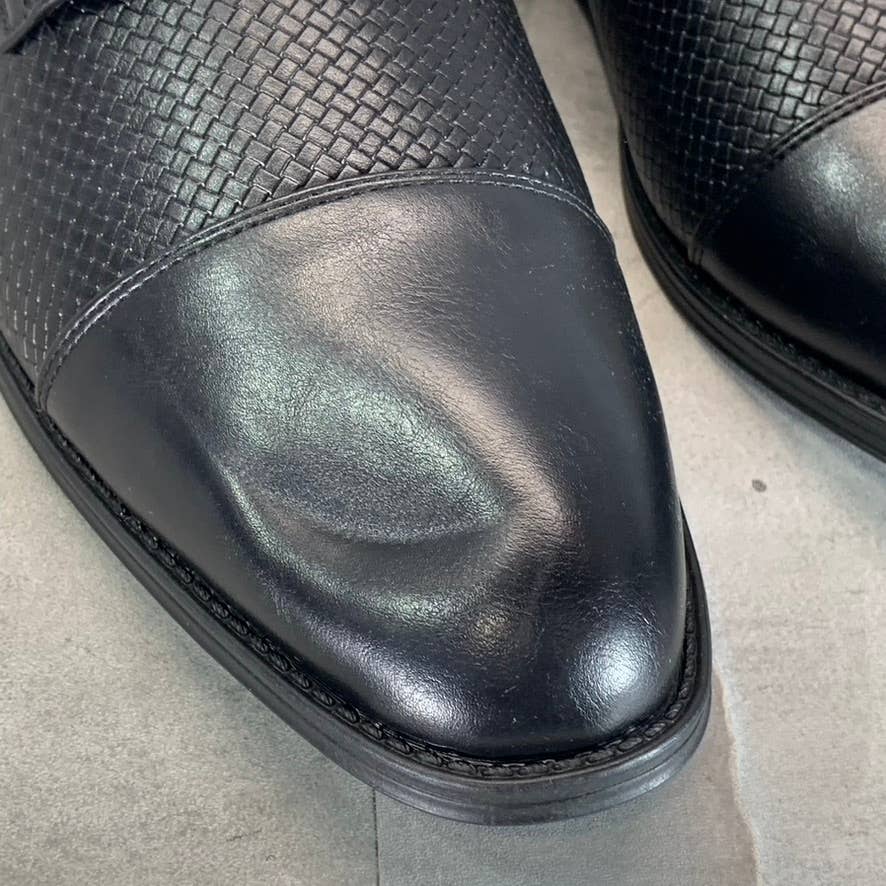 XRAY Men's Black Faux Leather Fellini Cap Toe Lace-Up Oxford Shoes SZ 9.5