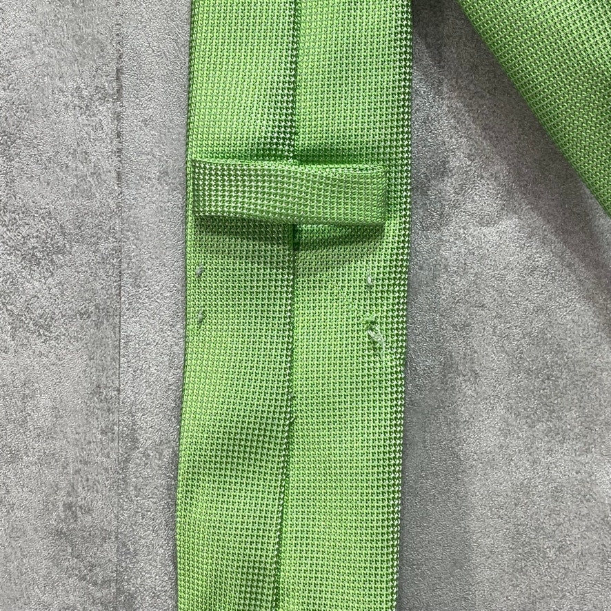 UNBRANDED Men's Green Solid Tie OS