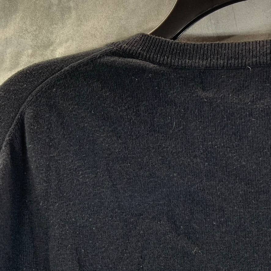 BANANA REPUBLIC Men's Black Luxe V-Neck Pullover Sweater SZ XL