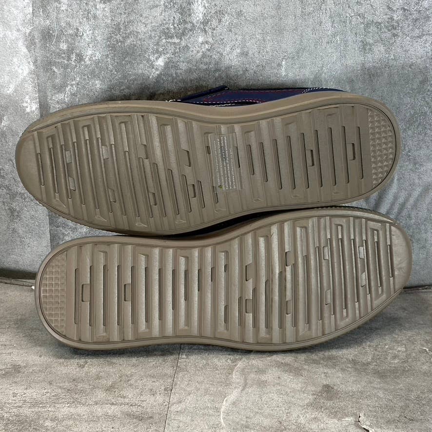 XRAY FOOTWEAR Men's Navy Faux-Leather Duane Slip-On Loafers SZ 8.5