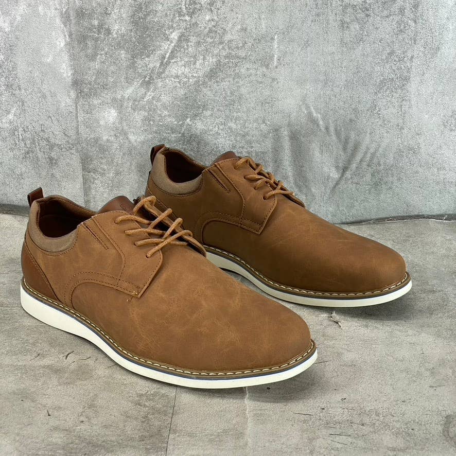 RESERVED FOOTWEAR NEW YORK Men's Cognac Vertigo Lace-Up Oxford Shoes SZ 9