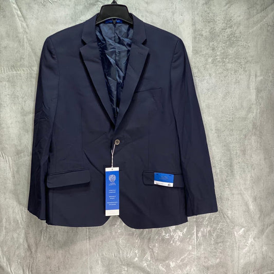 VINCE CAMUTO Solid Navy Slim-Fit Stretch Wrinkle Resistance Regular Suit Jacket SZ 44R