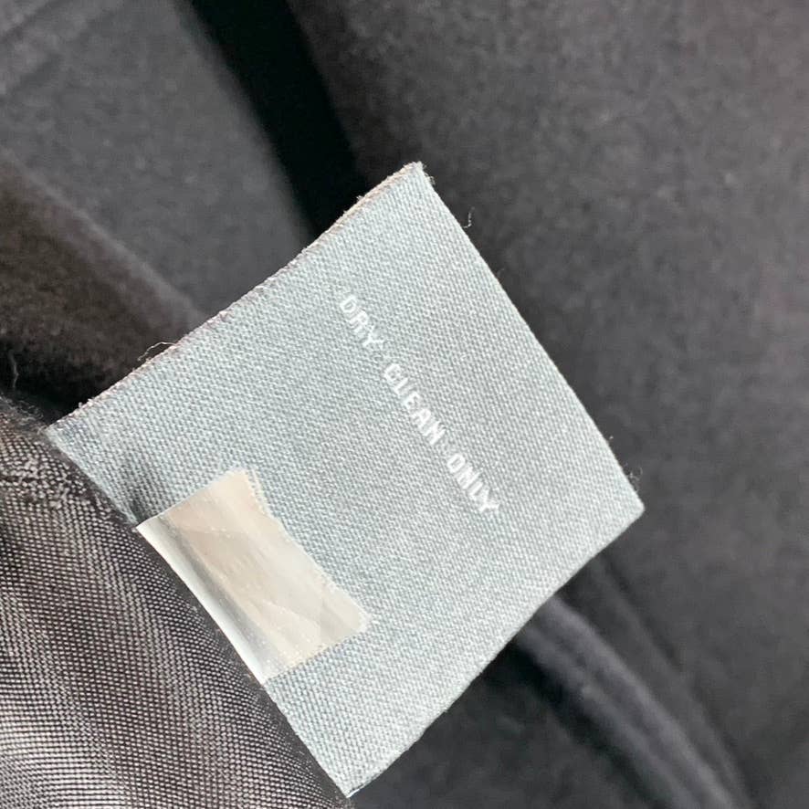 MICHAEL KORS Men's Black Classic-Fit Double Breasted Wool Blend Peacoat SZ 44S